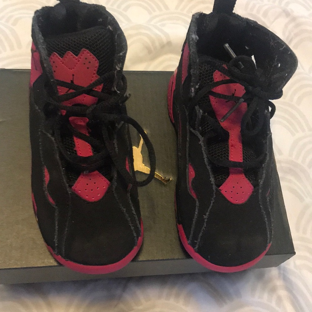 Size 9c Jordan True flight GT sneakers for girls.